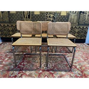 Suite Of 5 Chairs B32 Marcel Breuer