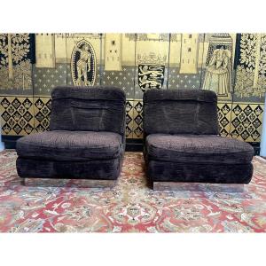 Pair Of Low Chairs 1970