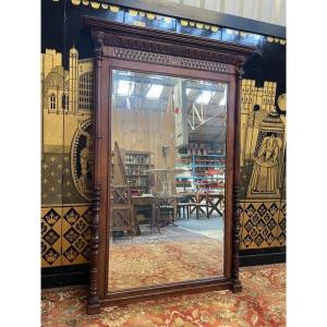 Renaissance Style Mirror - High Era In Oak 