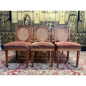 Set Of 6 Louis XVI Style Chairs