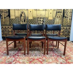 Set Of 6 Scandinavian Chairs