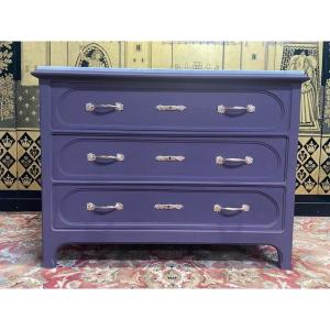 Painted Art Nouveau Chest Of Drawers