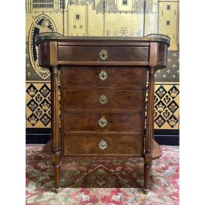 Louis XVI Style Mahogany Entrance Console Table