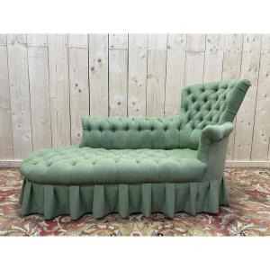 Napoleon III Era Meridian Green Wool 