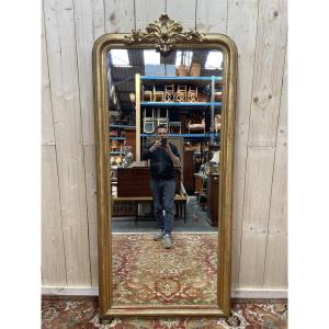 Louis Philippe Period Mirror With Pediment