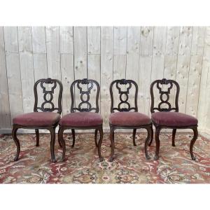 Set Of 4 Napoleon III Period Chairs