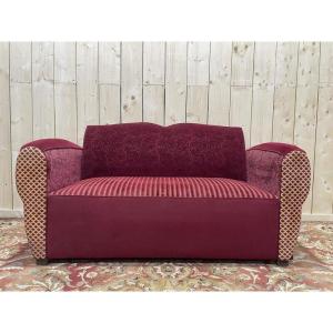 Art Deco Club Sofa Convertible Into A Bed