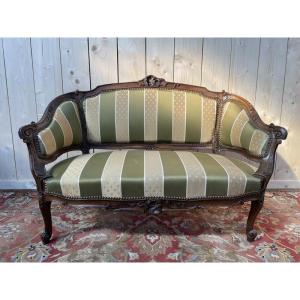 Louis XV Style Sofa - Bench - Rocaille