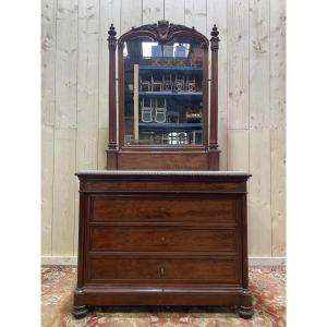 Napoleon III Period Mahogany Commode