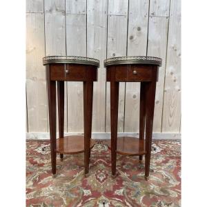 Pair Of Directoire Style Bedside Tables - Louis XVI