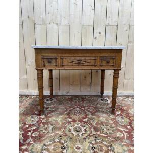 Bamboo And Marble Dressing Table 1900