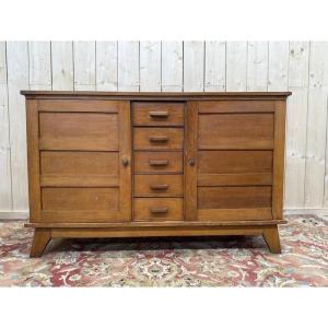 René Gabriel Oak Sideboard, 1950s
