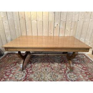Empire Style Dining Table With "curule" Legs