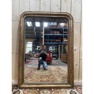 Louis Philippe Period Mirror With Gold Leaf 140x100 Cm