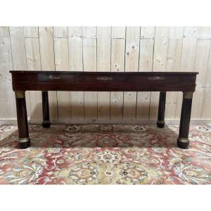Empire Period Mahogany Bureau Plat 