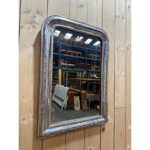 Louis Philippe Period Silver Mirror 