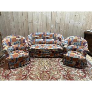 Toad Lounge Including A Sofa And A Pair Of Armchairs 