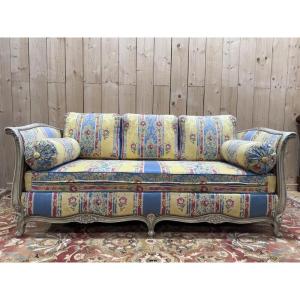 Louis XV Style Reupholstered Sofa