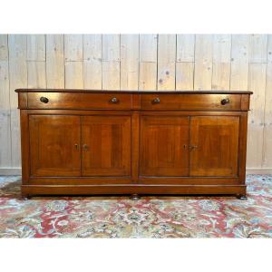 Cherry Wood Sideboard - Restoration-style Buffet
