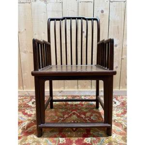 Chinese Armchair In Huanghuali Rosewood