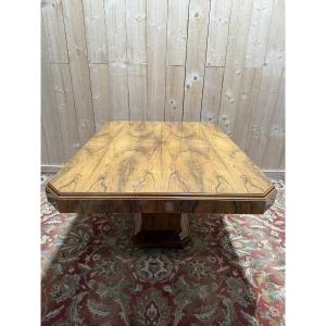 Art Deco Dining Table In Walnut Veneer