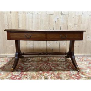 English-style Mahogany Flat Desk
