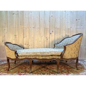Duchess On A Boat - Louis XV Period Chaise Longue
