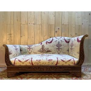 Charles X Period Recamier Bench
