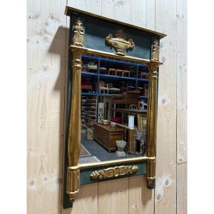 Empire Style Mirror In Gilded Wood