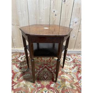 Octagonal Art Deco Side Table