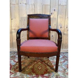 Empire Period Mahogany Armchair