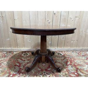 Oval Side Table From The Napoleon III Era