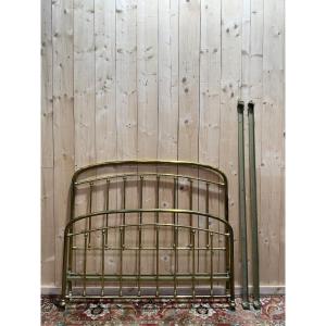 Solid Brass Crib, Circa 1900