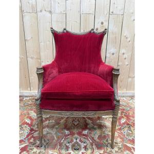 Armchair - Bergère d'époque Art Nouveau