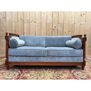 Sofa - Louis XVI Style Velvet Bed