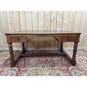 Louis XIII Style Walnut Desk