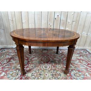 Louis XVI Style Oval Dining Table