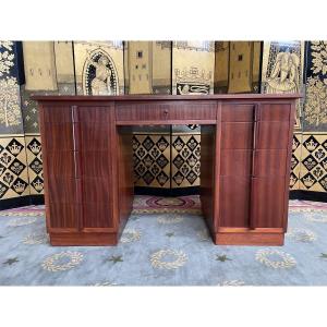 Art Deco Mahogany Desk