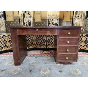 Art Deco Mahogany Desk