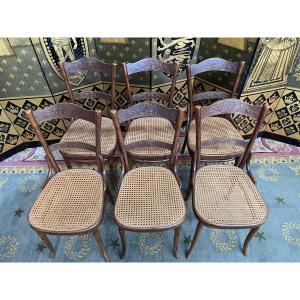 Suite Of 6 Bistro Chairs Thonet 97