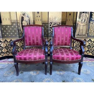 Pair Of Restoration Period Armchairs