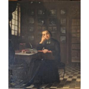 Philosopher Priest By Pierre Labatie (1736-1778)