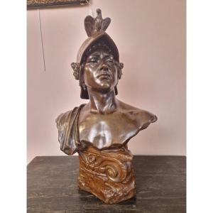 "the Gladiator" Terracotta By Otto Pietri, Goldsheider Edition. 