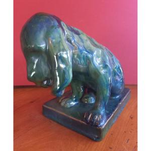 Hunting Dog Rambervillers Stoneware