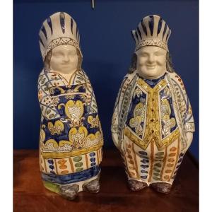 "la Villa Du Rond" Earthenware By Jacquot And Jacqueline