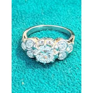 Platinum And Diamond Solitaire Ring 