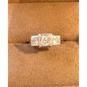 Art Deco Trilogy Diamond Ring