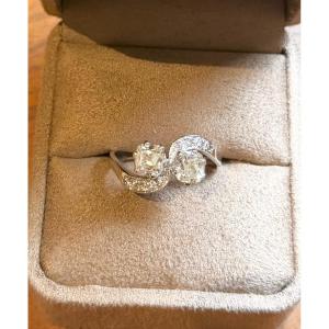 You And Me Ring In White Gold And Diamonds