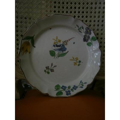 In Sceaux Faience - Eighteenth - Plate