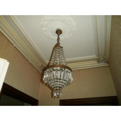 A Chandelier Pampilles - XXth